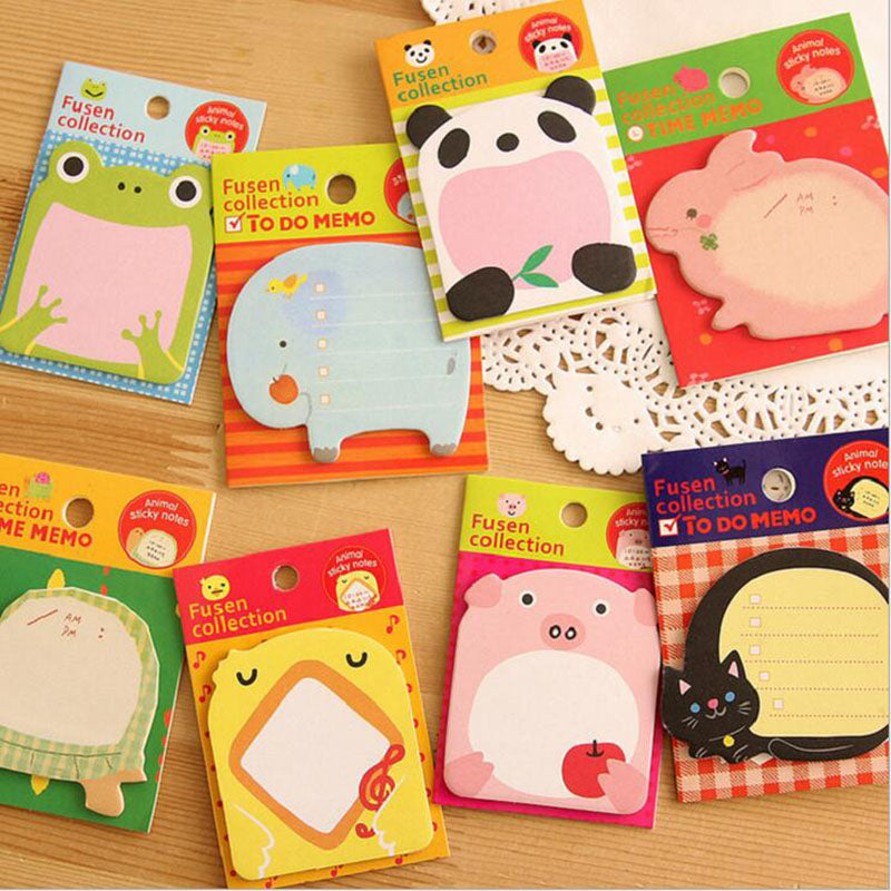 Forest Animals Stationery Sticky Notes