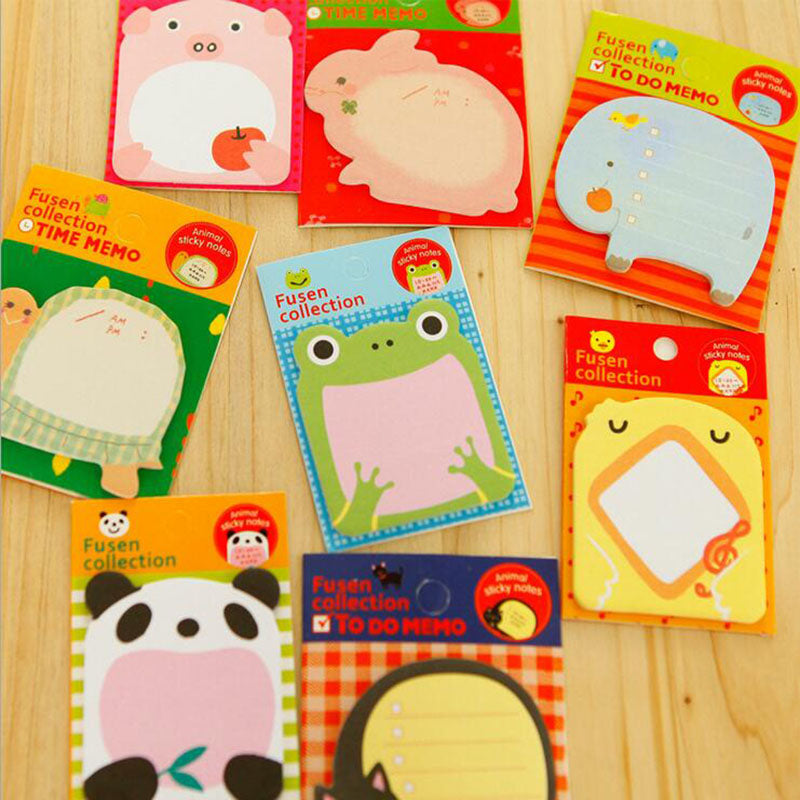 Forest Animals Stationery Sticky Notes
