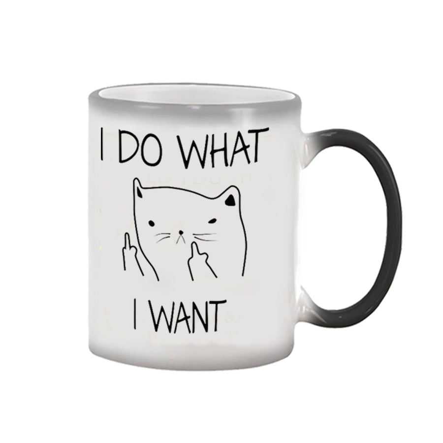 Cool Cat Color Changing Mug