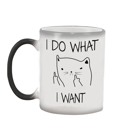 Cool Cat Color Changing Mug