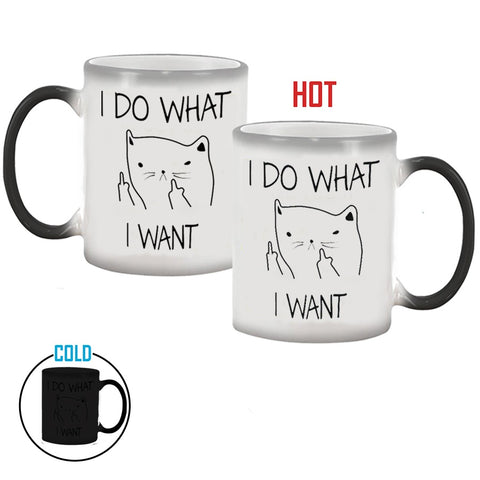 Cool Cat Color Changing Mug