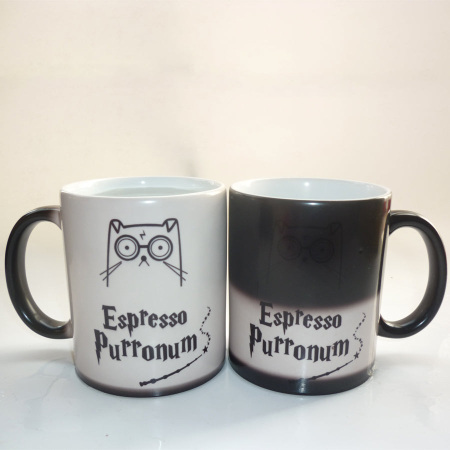 Cute Magic Cat Color Changing Mug