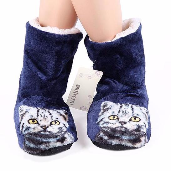 3D Cat Indoor Slippers